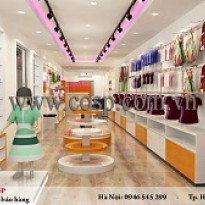 Thiết kế thi công cửa hàng thời trang trẻ em - Anh Hưng - Trà Vinh